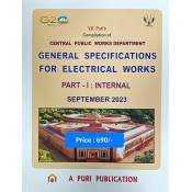 V. K. Puri's Compilation of Central Public Works Department (CPWD) General Specification for Electrical Works Part I: Internal by Puri Publication